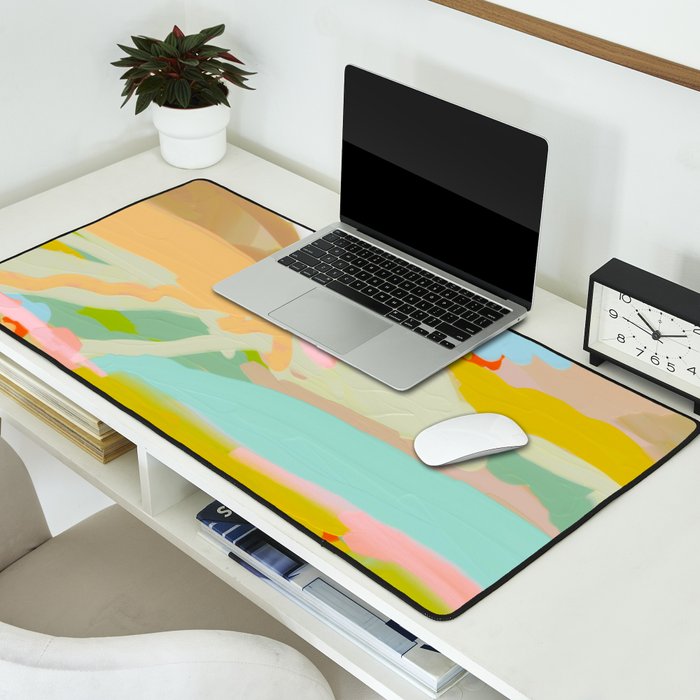 abstract summer landscape Desk Mat Gallery Image 2