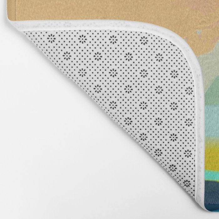 abstract summer landscape Bath Mat Gallery Image 2
