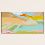 abstract summer landscape Desk Mat Gallery Image 3