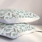 Tipsy Daisies on Celadon  Pillow Sham Gallery Image 3