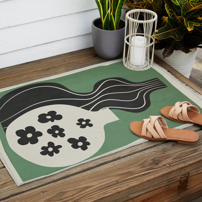 Abstract Elegance 2 Outdoor Rug Gallery Image 2