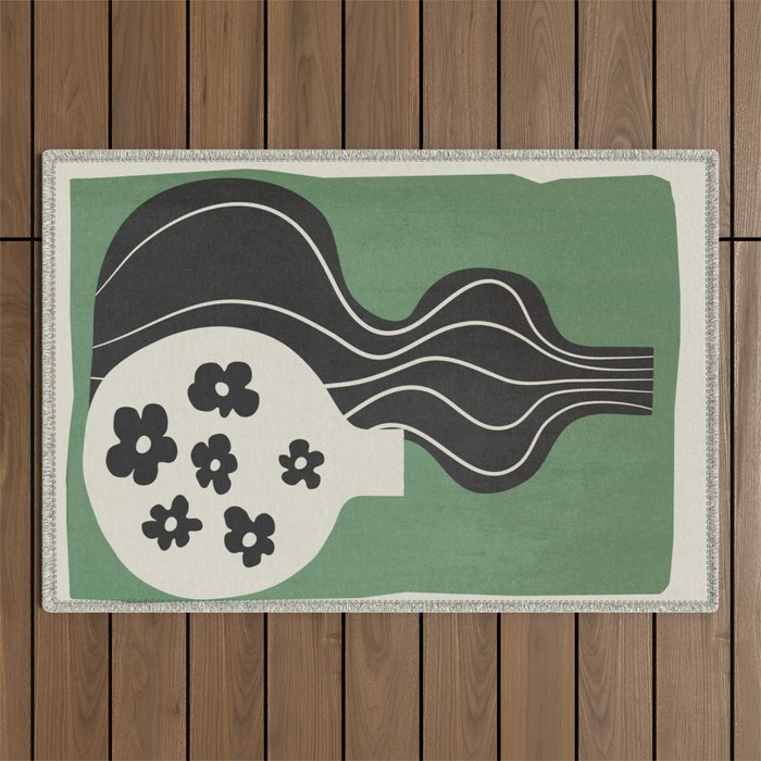 Abstract Elegance 2 Outdoor Rug Gallery Image 1