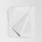 Pale Blue Sailboat Pattern Throw Blanket Gallery Image 3