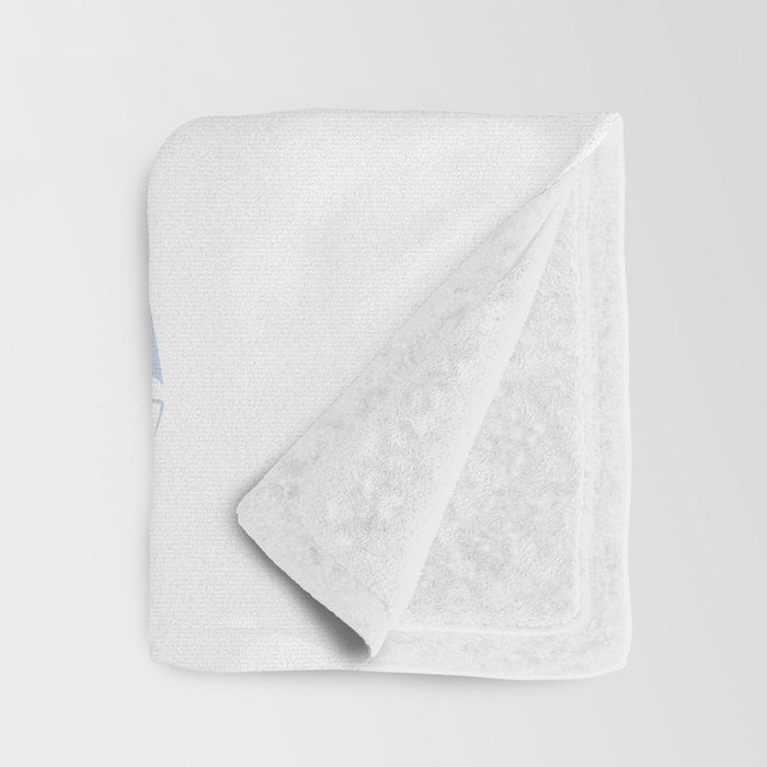 Pale Blue Sailboat Pattern Throw Blanket Gallery Image 3