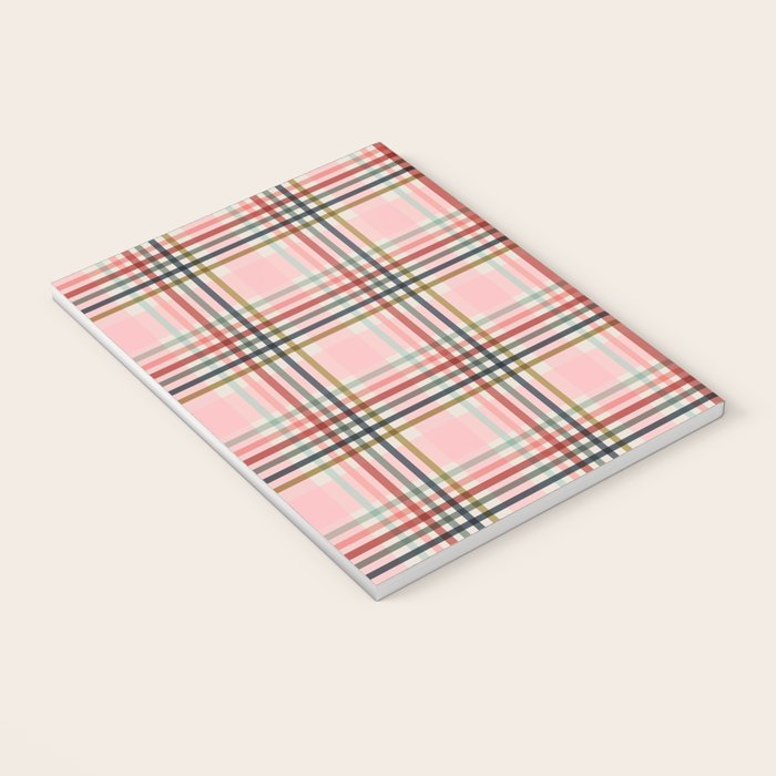 Modern Pastel Grid B Notebook Gallery Image 3