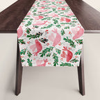 Festive Birds - christmas pattern no2 Table Runner Gallery Image 1