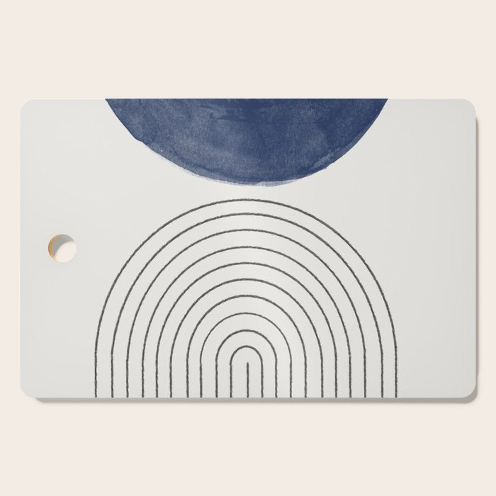 Blue Half Moon Arch Cutting Board Gallery Image 1