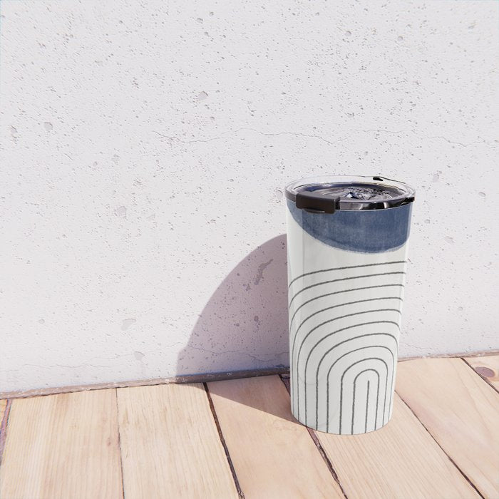 Blue Half Moon Arch Travel Mug Gallery Image 4