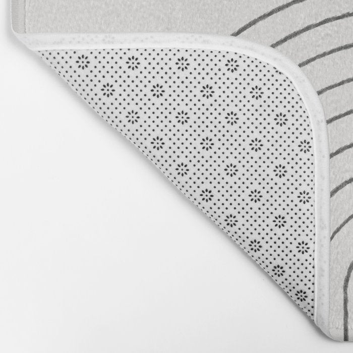 Blue Half Moon Arch Bath Mat Gallery Image 2