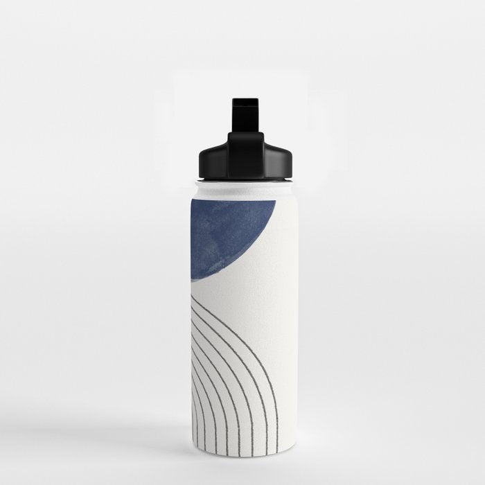 Blue Half Moon Arch Water Bottle Gallery Image 2