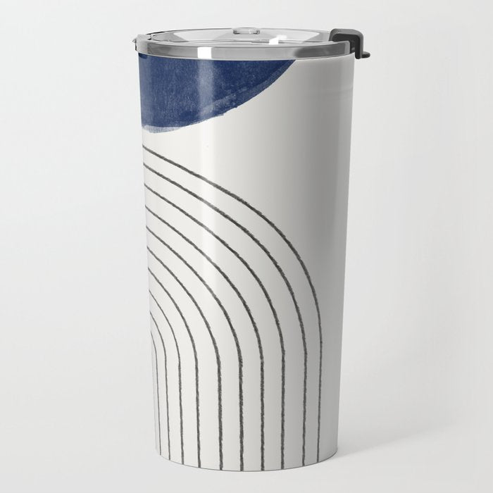 Blue Half Moon Arch Travel Mug Gallery Image 2