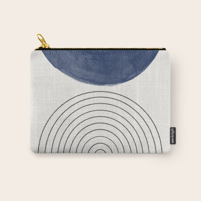 Blue Half Moon Arch Carry All Pouch Gallery Image 1