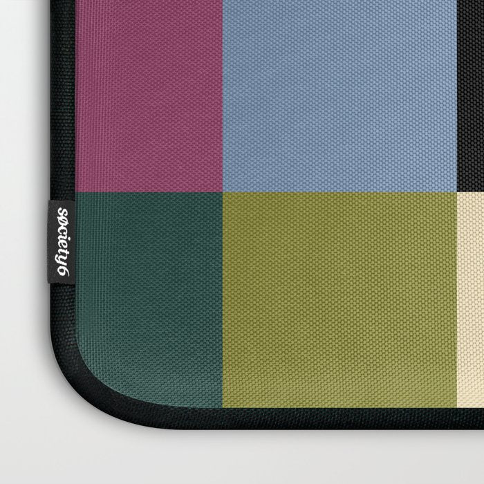 Bold Colorful Checks Pattern - Large I Laptop Sleeve Gallery Image 3