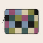 Bold Colorful Checks Pattern - Large I Laptop Sleeve Gallery Image 1