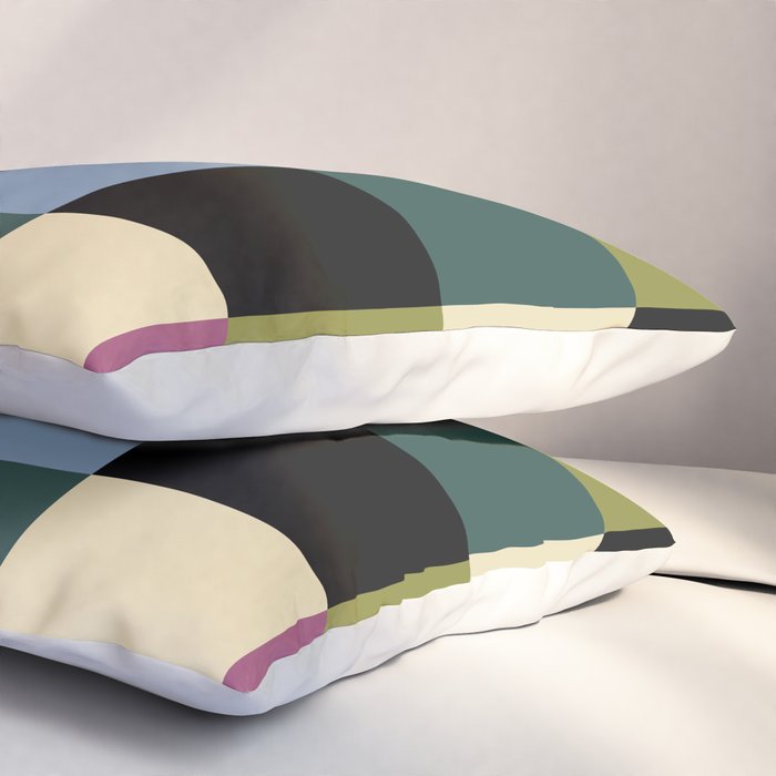 Bold Colorful Checks Pattern - Large I Pillow Sham Gallery Image 3