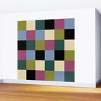 Bold Colorful Checks Pattern - Large I Wall Mural Gallery Image 2