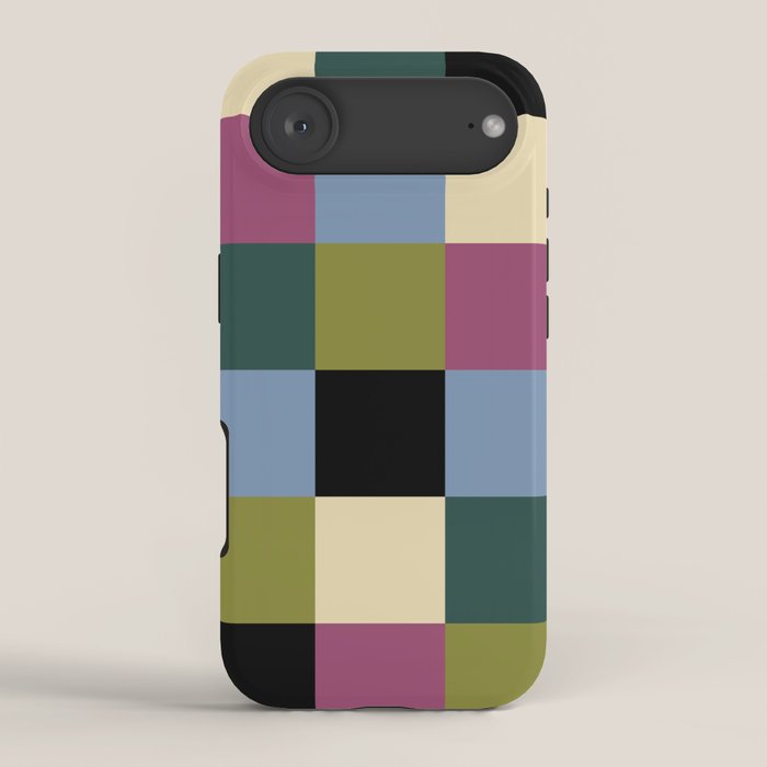 Bold Colorful Checks Pattern - Large I iPhone Case Gallery Image 2