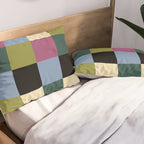 Bold Colorful Checks Pattern - Large I Pillow Sham Gallery Image 2