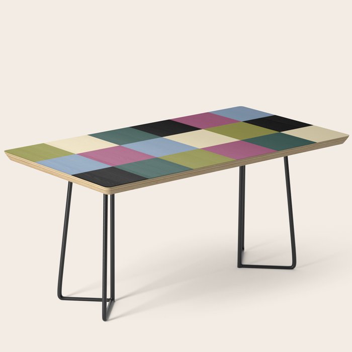 Bold Colorful Checks Pattern - Large I Coffee Table Gallery Image 1
