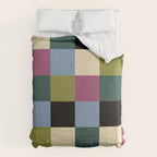 Bold Colorful Checks Pattern - Large I Comforter Gallery Image 6