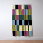 Bold Colorful Checks Pattern - Large I Window Curtain Gallery Image 3