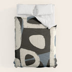 Abstract in Slate and Red Comforter Gallery Image 6