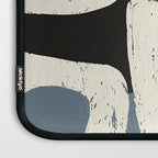 Abstract in Slate and Red Laptop Sleeve Gallery Image 3