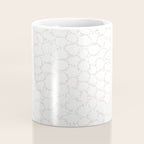 Abstract organic dots - soft beige mushroom pattern Coffee Mug Gallery Image 4