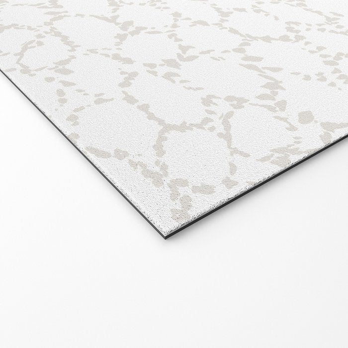 Abstract organic dots - soft beige mushroom pattern Welcome Mat Gallery Image 2