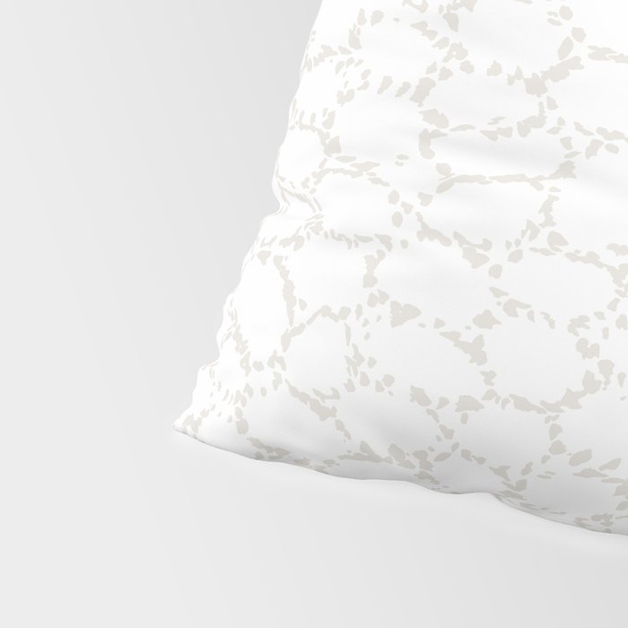 Abstract organic dots - soft beige mushroom pattern Pillow Sham Gallery Image 4
