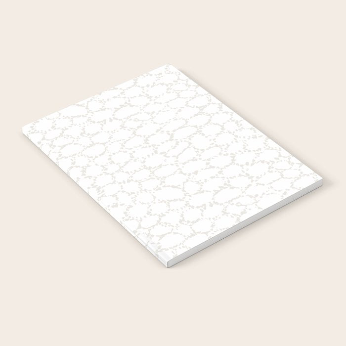 Abstract organic dots - soft beige mushroom pattern Notebook Gallery Image 2