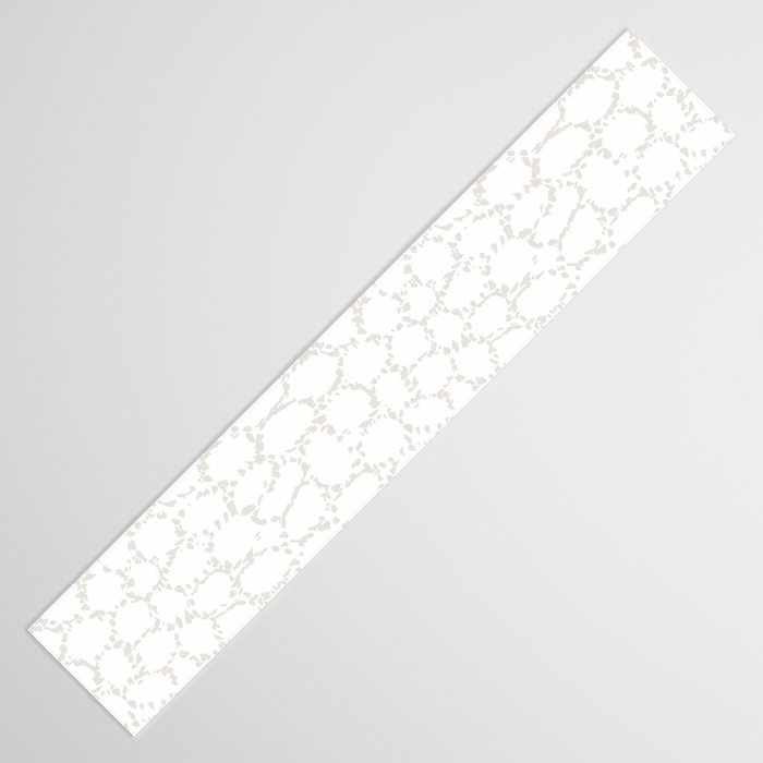 Abstract organic dots - soft beige mushroom pattern Table Runner Gallery Image 3