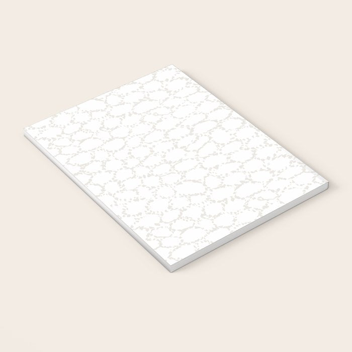 Abstract organic dots - soft beige mushroom pattern Notebook Gallery Image 3