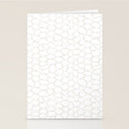 Abstract organic dots - soft beige mushroom pattern Stationery Card Gallery Image 2