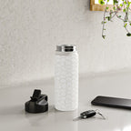 Abstract organic dots - soft beige mushroom pattern Water Bottle Gallery Image 4