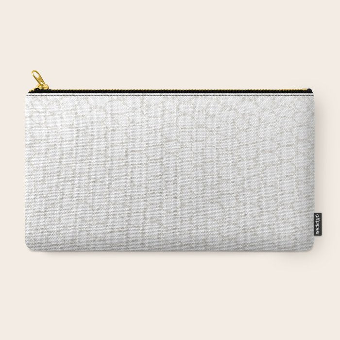 Abstract organic dots - soft beige mushroom pattern Carry All Pouch Gallery Image 2