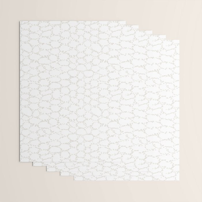 Abstract organic dots - soft beige mushroom pattern Wrapping Paper Gallery Image 3