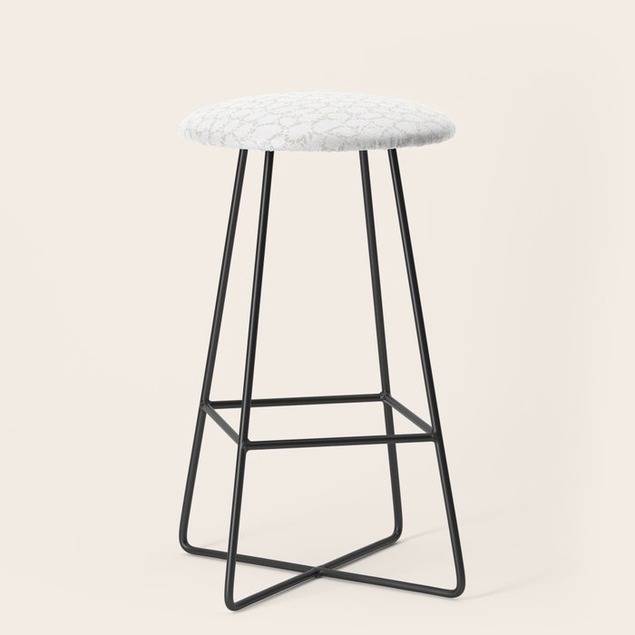 Abstract organic dots - soft beige mushroom pattern Stool Gallery Image 1