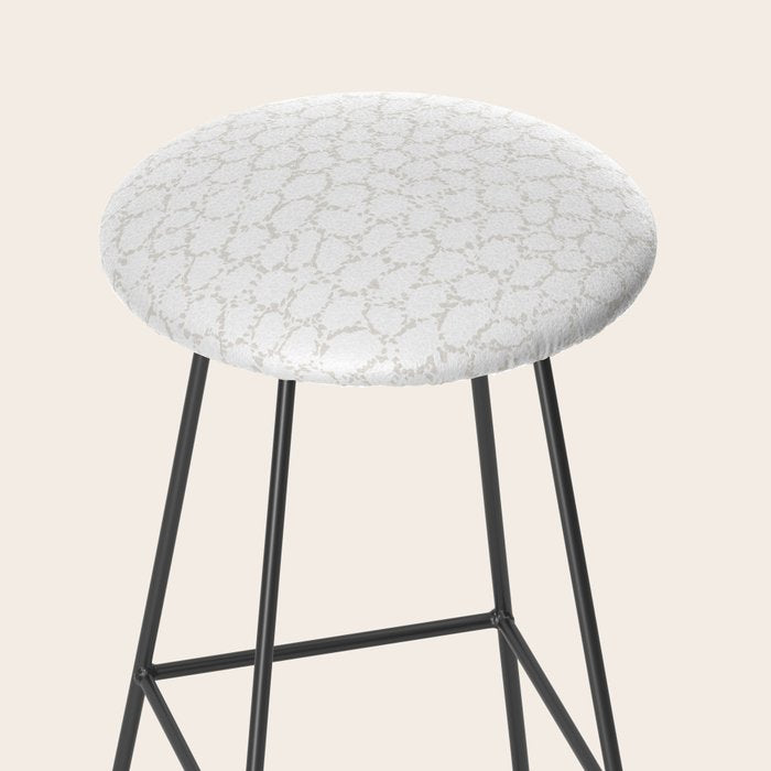 Abstract organic dots - soft beige mushroom pattern Stool Gallery Image 2