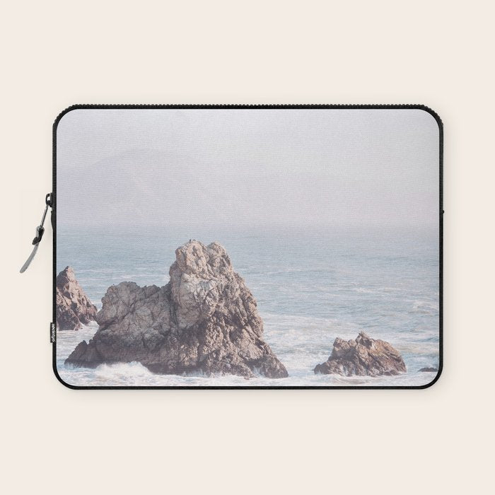 Pale Pacific - Ocean Landscape, Nature Photography Laptop Sleeve Gallery Image 1