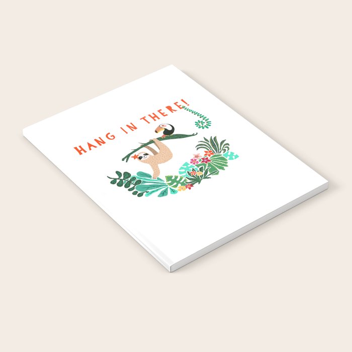 Hang in there! - Sloth Notebook Gallery Image 1