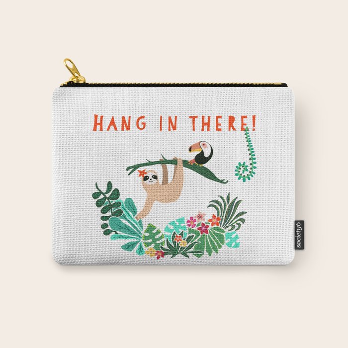Hang in there! - Sloth Carry All Pouch Gallery Image 1
