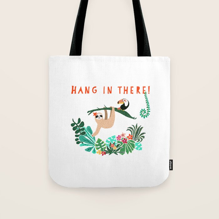 Hang in there! - Sloth Tote Bag Gallery Image 1