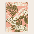 Jungle Leaf Coral Pink Notebook Gallery Image 4