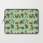 Avocado Yoga With The Seed Laptop Sleeve Gallery Image 1