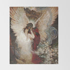 The Other Side - Dean Cornwell 1918 Throw Blanket Gallery Image 2