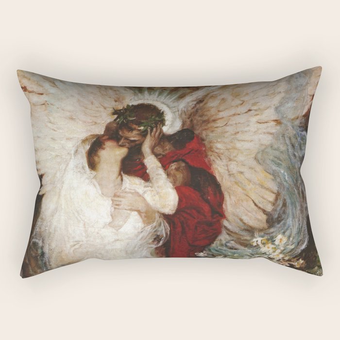 The Other Side - Dean Cornwell 1918 Rectangular Pillow Gallery Image 2