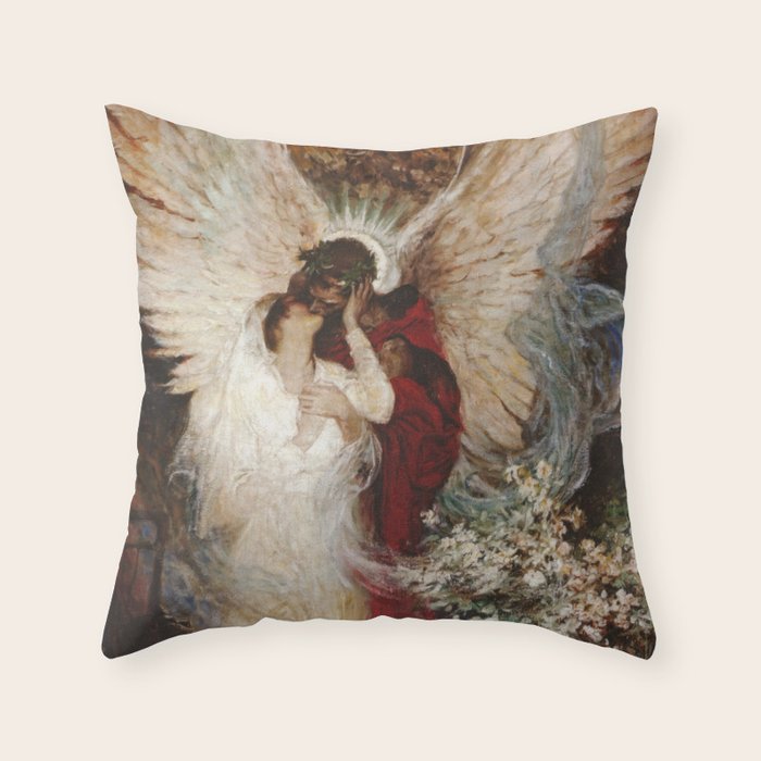 The Other Side - Dean Cornwell 1918 Throw Pillow Gallery Image 6