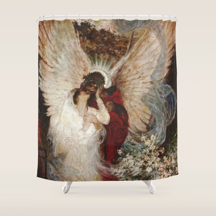 The Other Side - Dean Cornwell 1918 Shower Curtain Gallery Image 1