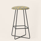 Golden Moroccan Sunburst Stool Gallery Image 1